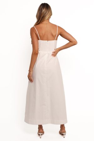 Angelus Midi Dress – White