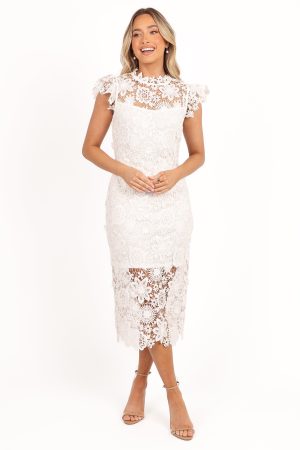Becca Midi Dress – White