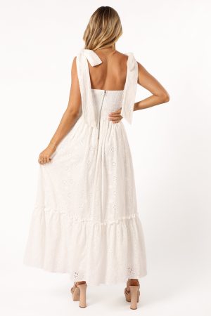 Fiora Maxi Dress – White